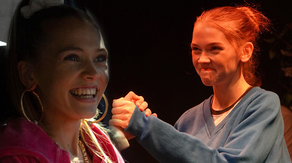 Lily in her new film and blood brothers